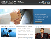 Tablet Screenshot of dayton-attorneys.com